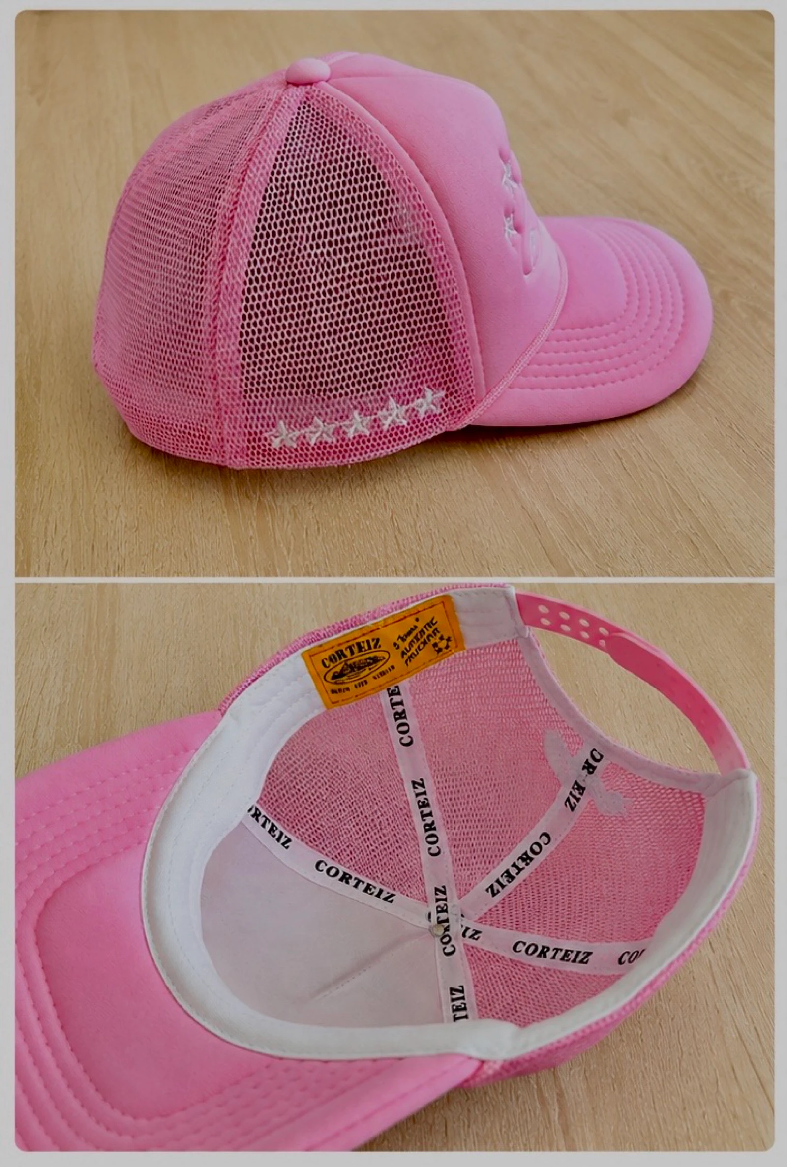 Gorra Corteiz rosa trucker – photo 2